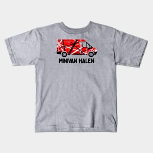 Minivan Halen: Funny 80's Rock and Roll Inspired Van Kids T-Shirt